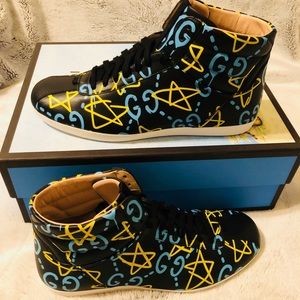 gucci ghost high top sneakers